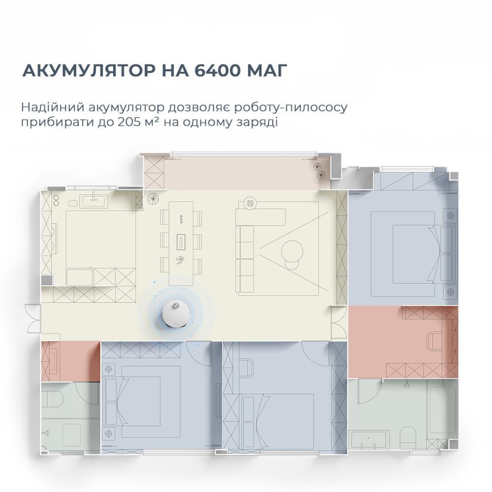 Робот-пилосос DREAME Bot L50 Pro Ultra RLL84CE White - фото 6 Робот-пилосос DREAME Bot L50 Pro Ultra RLL84CE White - фото 6