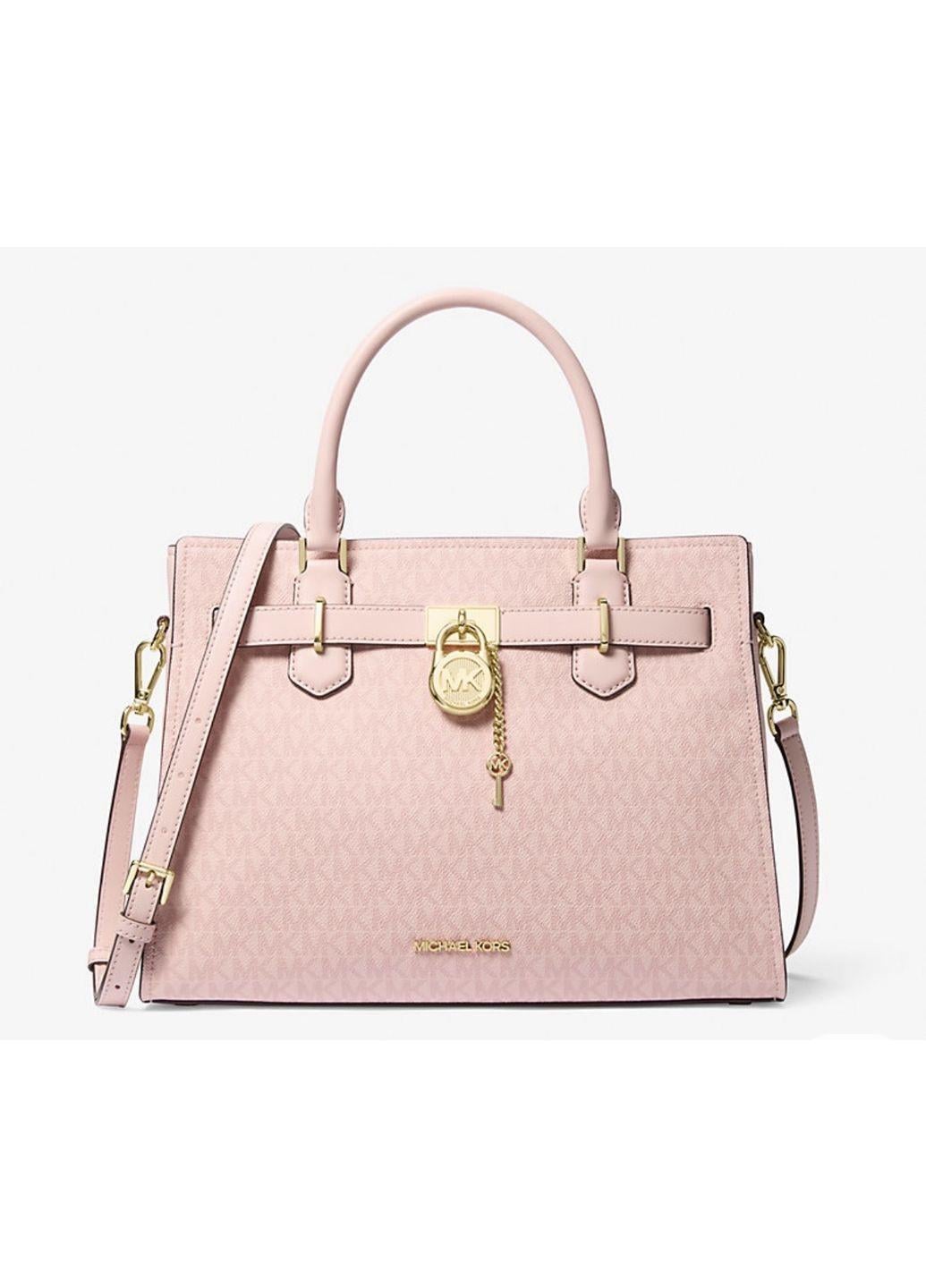 Сумка сетчел Michael Kors Hamilton Medium Signature Logo Satchel (35T5GHMS2B)