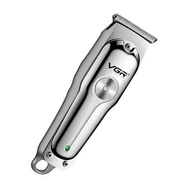 Машинка для стрижки VGR V-071 комплект насадок/беспроводная Серебристый (2390000058)