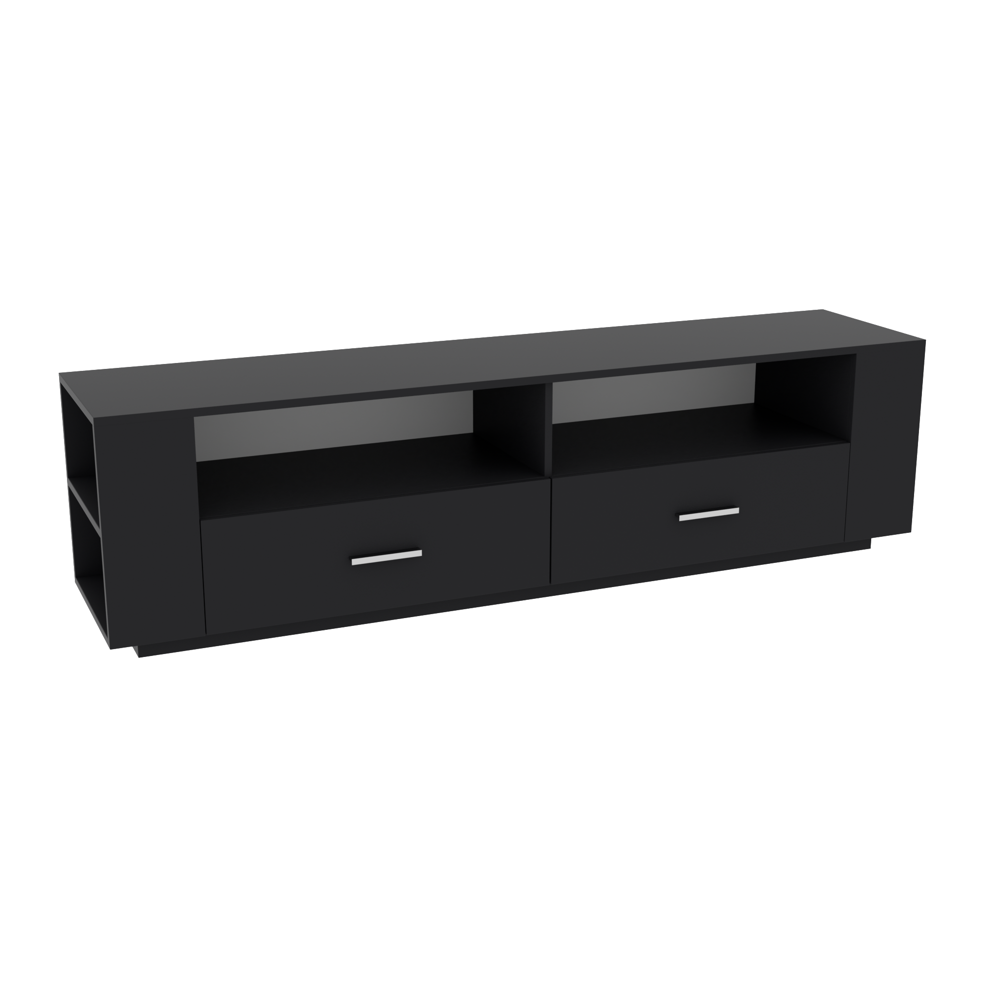 Тумба TV №4 1800х400х500 мм Антрацитовая (3213325)