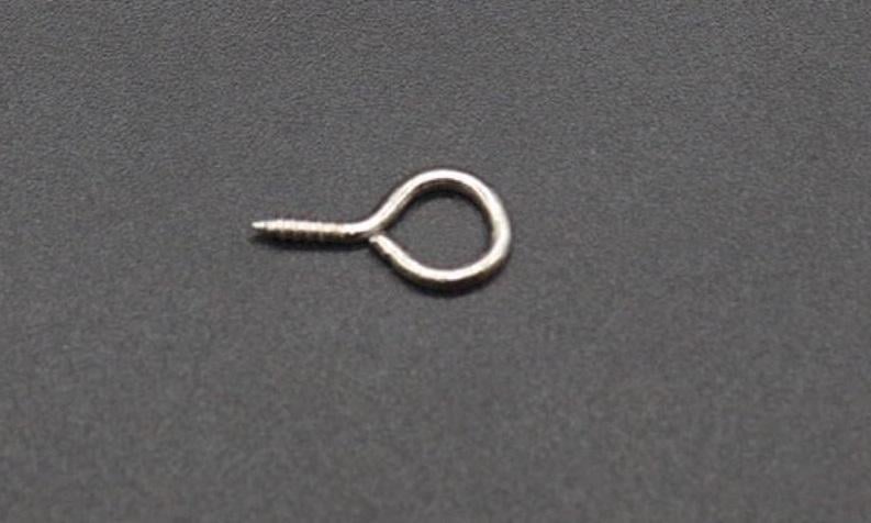 Крючок кольцо тип О с резьбой по дереву 10х5 мм (В-247-0)