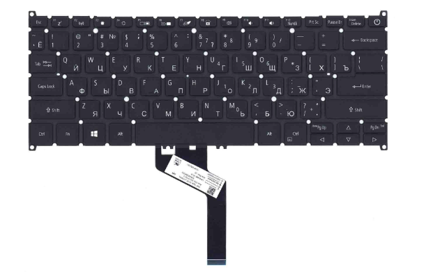 Клавіатура для ноутбука Acer Swift 3 SF313-51 з підсвічуванням Light Black