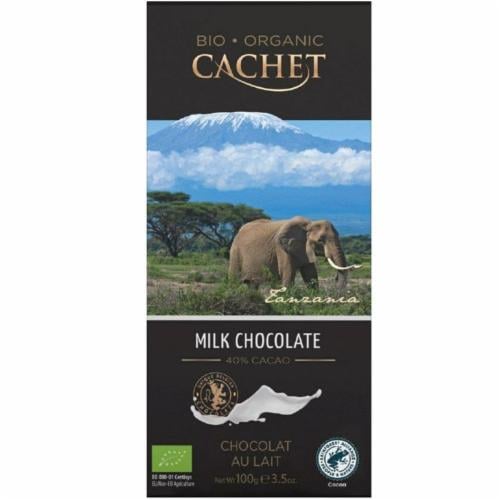 Шоколад молочний Cachet Milk какао 100 г (21338)