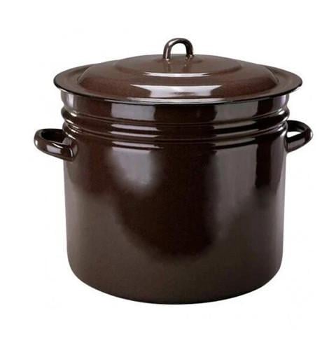 Кастрюля бак большая эмалированная сталь 40 литров