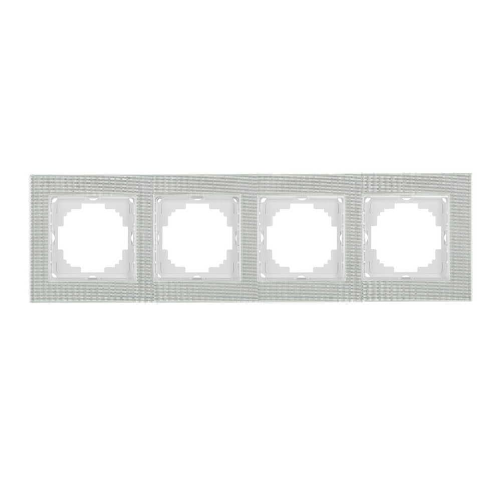 Рамка четырехместная Nilson Alegra Стекло Мастерпоинт (25MP0094)