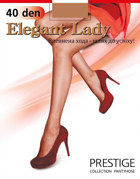 Колготи еластичні Elegant Lady Prestige 40 den р. 5 NATURAL