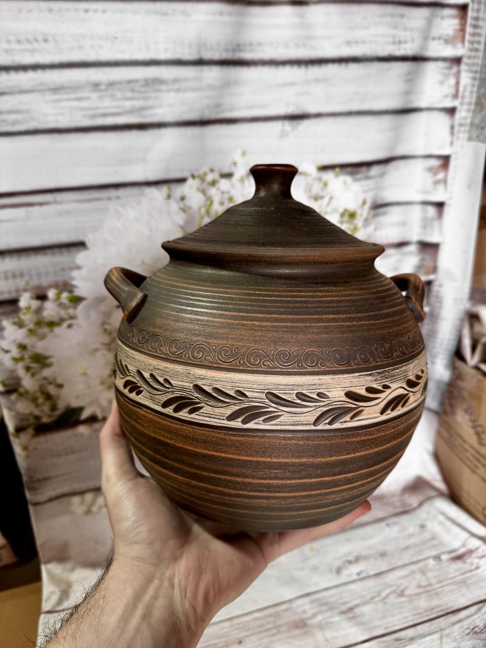 Супник глиняный Ангоб 5 л (2583186441) - фото 3