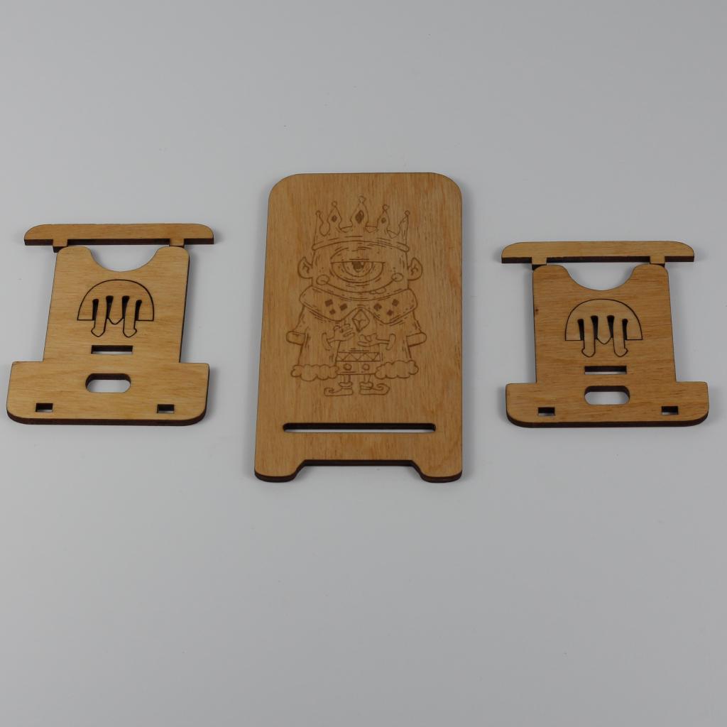 Підставка-тримач для телефону з дерева 28 (03020021) - фото 3 Підставка-тримач для телефону з дерева 28 (03020021) - фото 3