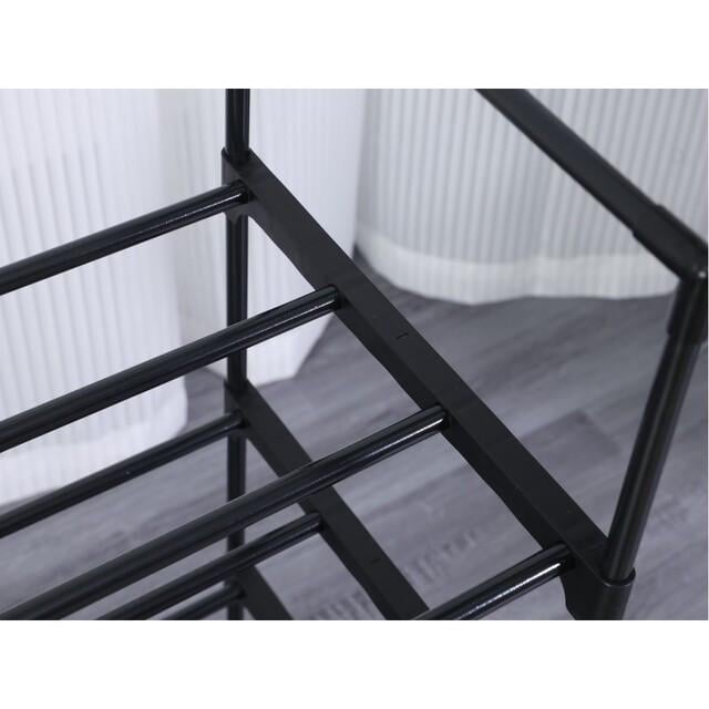 Полка для обуви 4-уровневая Bonro B37 Черный (2670148993) - фото 4