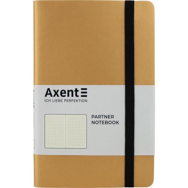 Блокнот Axent Partner Soft 125х195 мм 96 листів Золотий (8312-35-A)