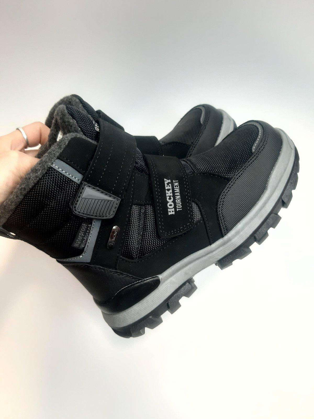 Ботинки зимние TOM.M для мальчика р. 34 21,8 см Черный (10723 A black) - фото 3 Ботинки зимние TOM.M для мальчика р. 34 21,8 см Черный (10723 A black) - фото 3