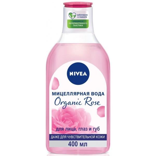Міцелярна вода Nivea Organic Rose 400 мл (818584)