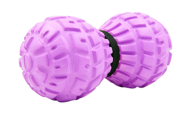 Массажер для спины Zelart DuoBall FI-8231 Розовый