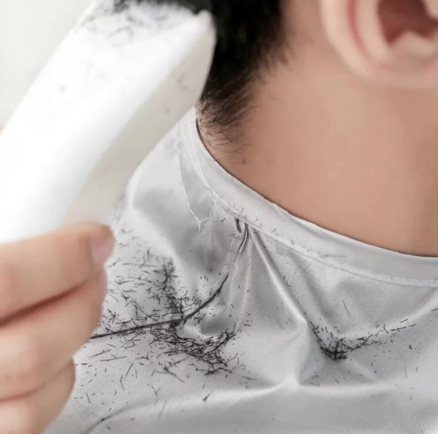 Фартук накидка для стрижки волос 5910 60 см Серый (4259114) - фото 3 Фартук накидка для стрижки волос 5910 60 см Серый (4259114) - фото 3