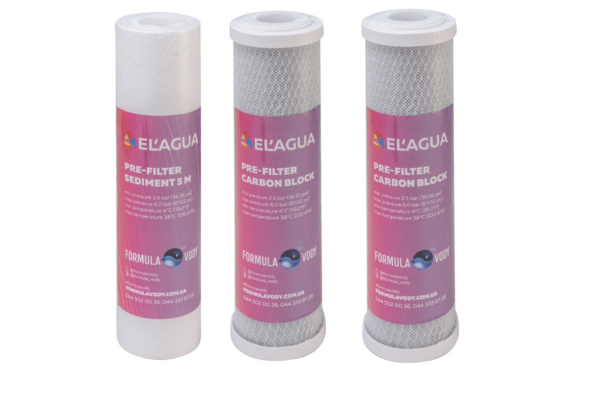 Набор картриджей Formula Vody EL’AGUA 100/EL’AGUA 500