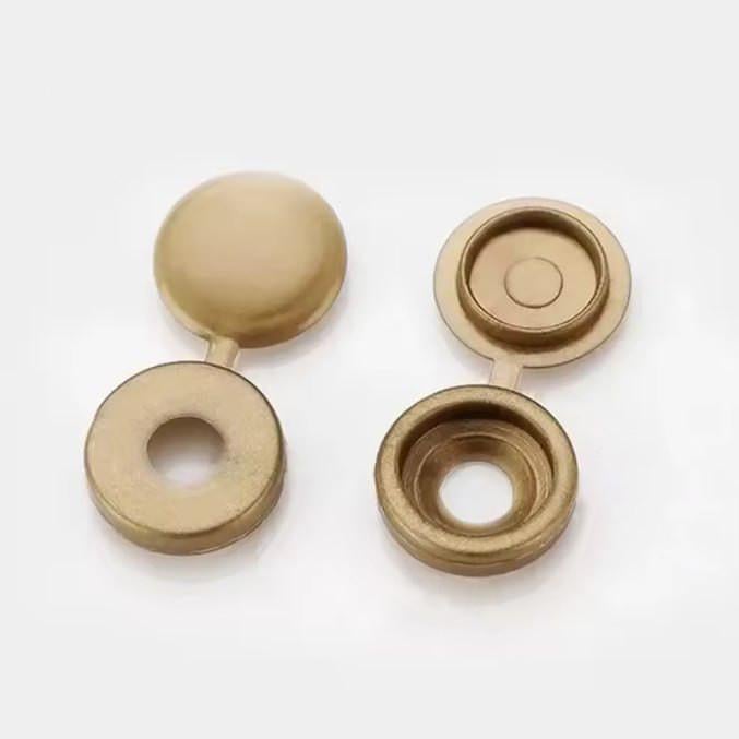 Колпачки под саморезы декоративные пластиковые Бронзовые 20 шт. (30293451)