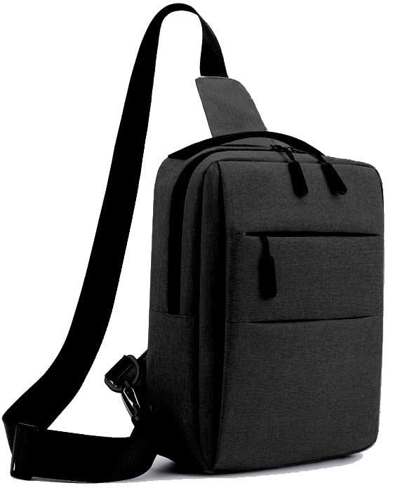 Сумка мужская нагрудная Fashion ST134S Черный