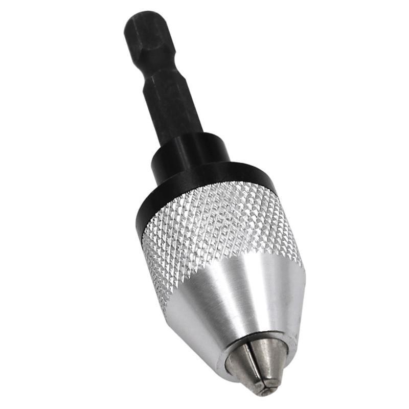 Мини патрон 0,3-6 мм с хвостовиком HEX 1/4" 3 кулачки
