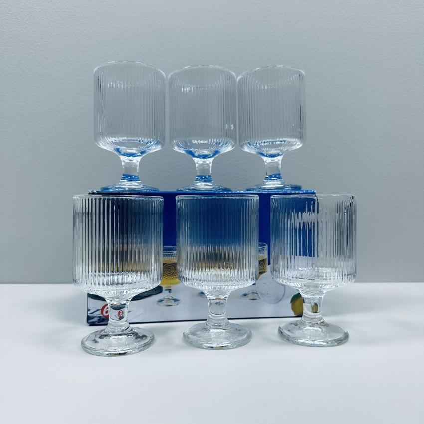 Набір скляних келихів Stenson R99449 Fusion 210 мл 6 шт. (2662996847) - фото 3 Набір скляних келихів Stenson R99449 Fusion 210 мл 6 шт. (2662996847) - фото 3