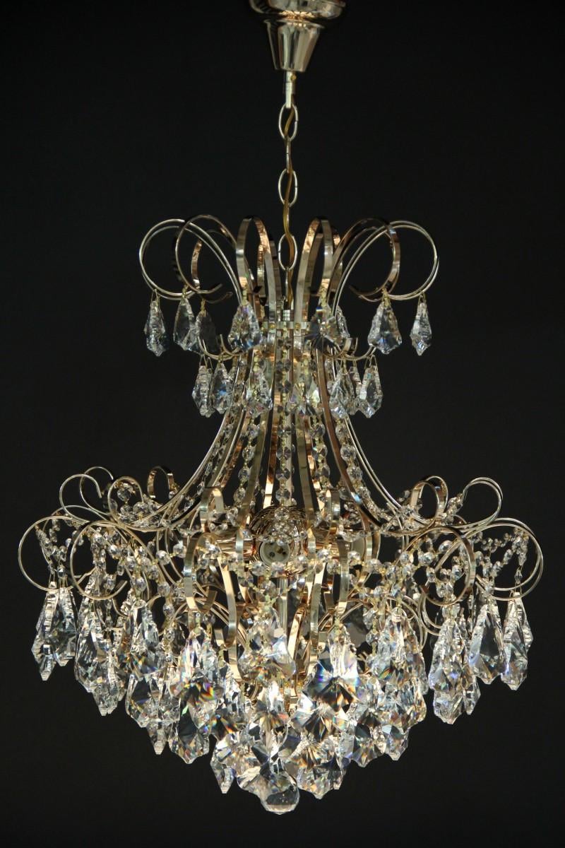 Люстра SVLIGHT 71601/6 хрустальная шестиламповая Золотой/Белый Люстра SVLIGHT 71601/6 хрустальная шестиламповая Золотой/Белый