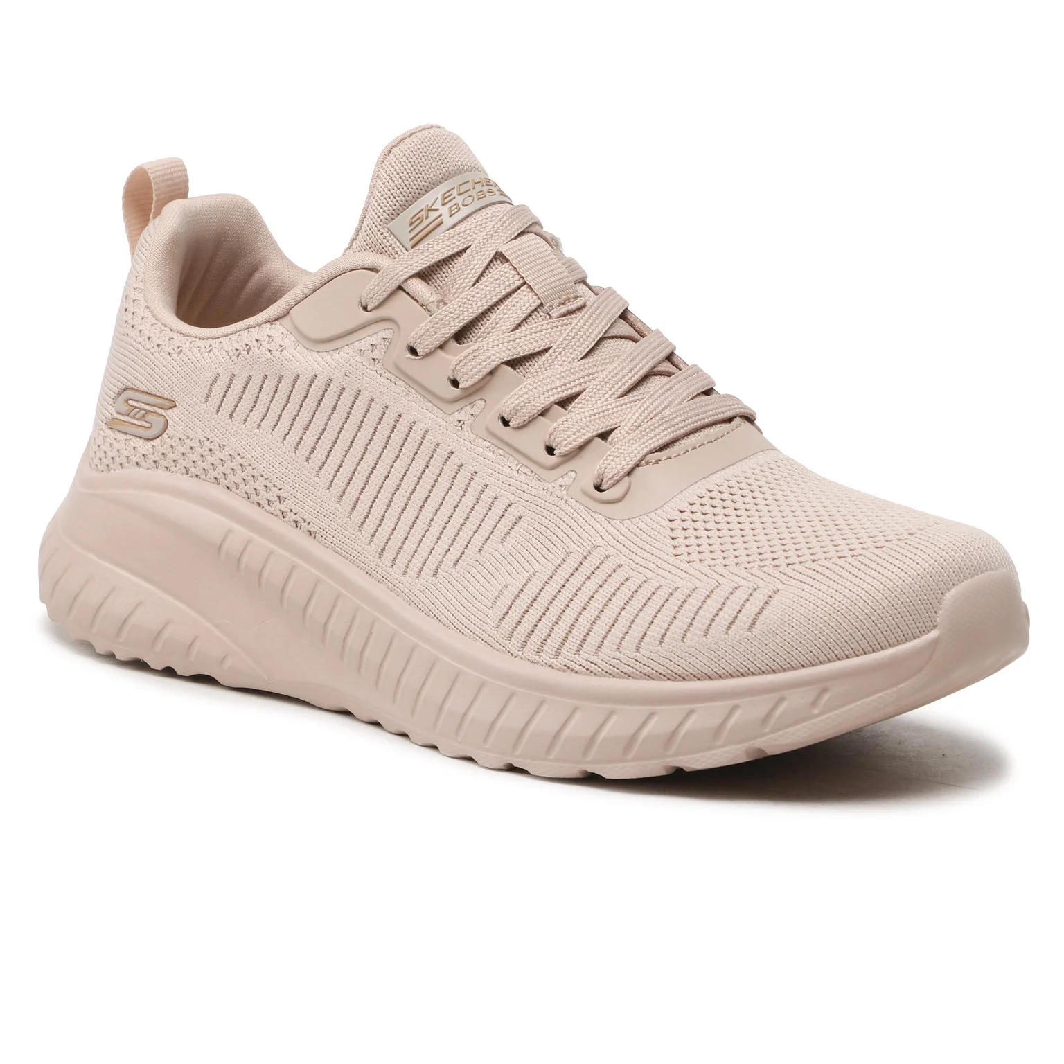 Кроссовки женские Skechers Bobs Squad Cha р. 39,5 Бежевый (117209 NUDE) - фото 2