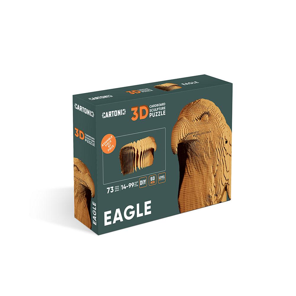 Конструктор картонный Cartonic 3D Puzzle Eagle - фото 3