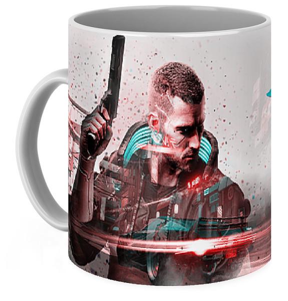 Чашка GeekLand Cyberpunk 2077 330 мл Чашка GeekLand Cyberpunk 2077 330 мл