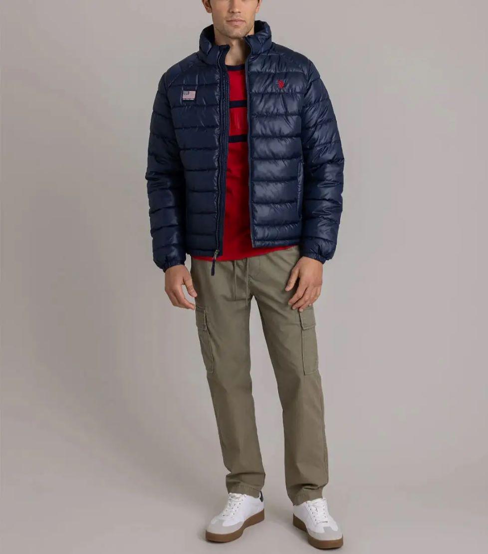 Куртка-пуховик чоловіча U.S.POLO ASSN S Синій (PC00A) - фото 2 Куртка-пуховик чоловіча U.S.POLO ASSN S Синій (PC00A) - фото 2