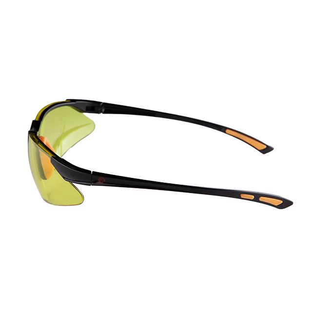 Очки защитные нейлоновые желтые заушины Черный - фото 4 Очки защитные нейлоновые желтые заушины Черный - фото 4