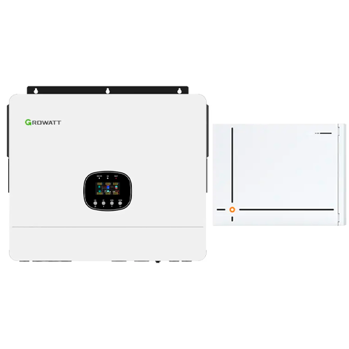 Комплект автономного енергозабезпечення Growatt SPE 12000 ES 12kW та Pytes V12 11,78kWh White (34618273)