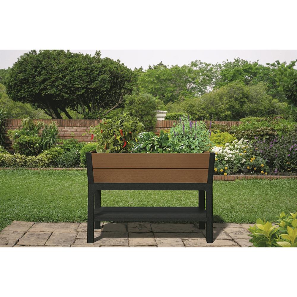 Горшок цветочный Keter Donica Elevated Garden Bed Pro Коричневый (255161) - фото 3 Горшок цветочный Keter Donica Elevated Garden Bed Pro Коричневый (255161) - фото 3