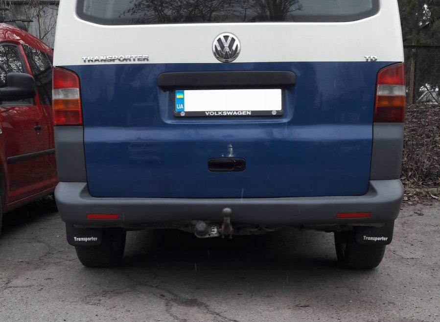 Брызговики задние Pryn Auto для Volkswagen T5 рестайлинг 2010-2015 года - фото 5