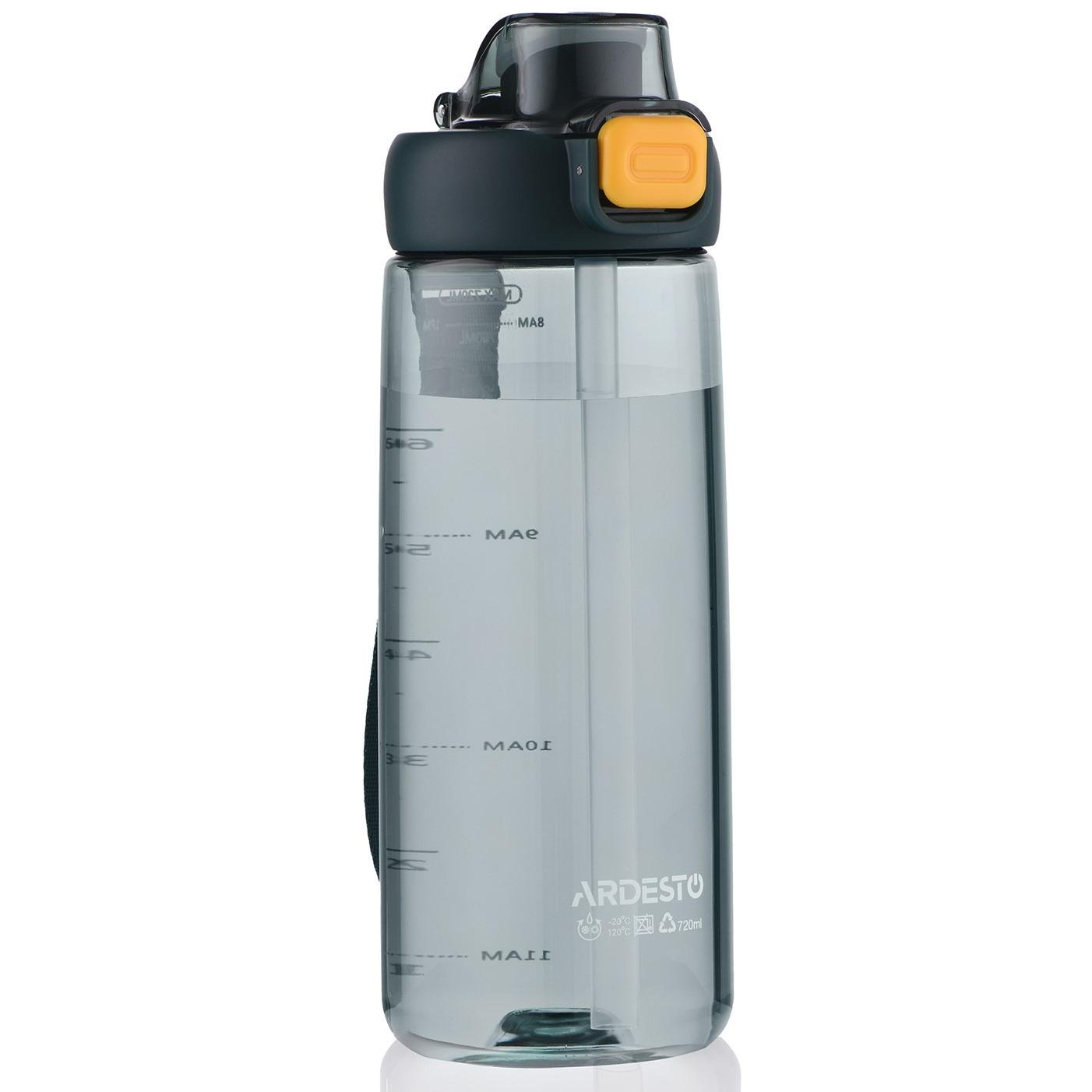 Бутылка для воды Ardesto Trip пластик 720 мл Темно- зеленый (AR2272PG)