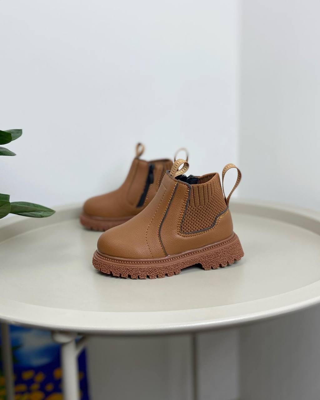 Ботинки детские осенние 1112 р. 21 Коричневый (23181844)