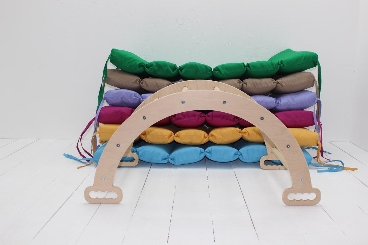 Дитячий тренажер з матрацом Paradox Арка Піклер з натурального дерева (260220244) - фото 4 Дитячий тренажер з матрацом Paradox Арка Піклер з натурального дерева (260220244) - фото 4