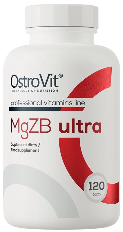 Магний цинк В6 OstroVit MgZB Ultra 120 таб. (2921)