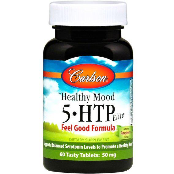 Тріптофан Carlson Labs Healthy Mood 5-HTP 50 мг 60 таб.