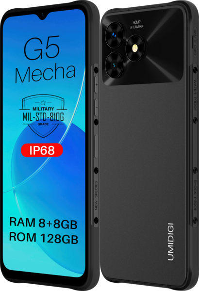 Смартфон Umidigi G5 Mecha RP08 8/128ГБ Graphite Black (6973553523002) - фото 3 Смартфон Umidigi G5 Mecha RP08 8/128ГБ Graphite Black (6973553523002) - фото 3