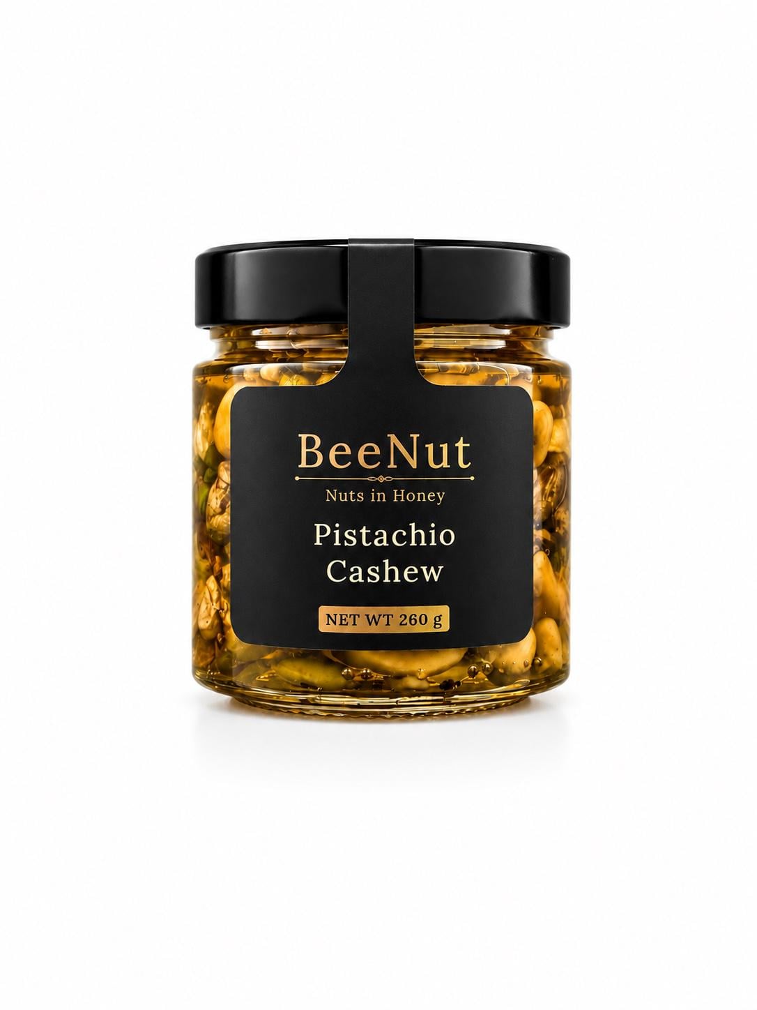 Фисташка и кешью в липовом меде BeeNut 260 г (BN-KE+FI-260)