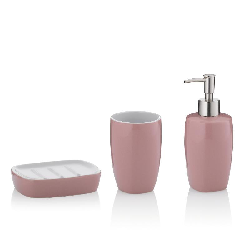 Дозатор для жидкого мыла Kela Lindano 400 мл Розовый (20333) - фото 3 Дозатор для жидкого мыла Kela Lindano 400 мл Розовый (20333) - фото 3