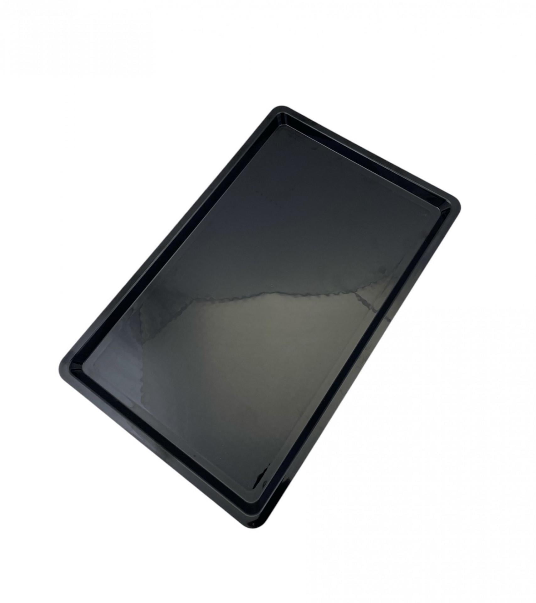 Блюдо One Chef для выкладки из поликарбоната небьющейся прямоугольное 41х26х1,8 см Черный