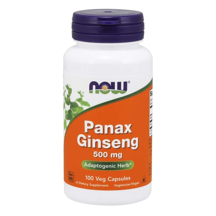 Корень женьшеня Now Panax Ginseng 500 mg 100 капсул - фото 1