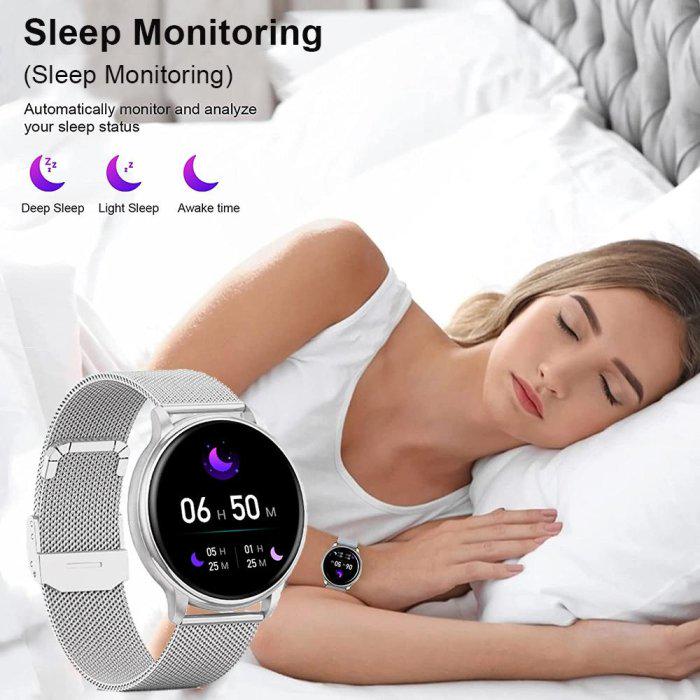 Смарт-годинник UWatch Smart Melisia Silver Rubber з ремінцями 2 шт. (2025) - фото 8 Смарт-годинник UWatch Smart Melisia Silver Rubber з ремінцями 2 шт. (2025) - фото 8