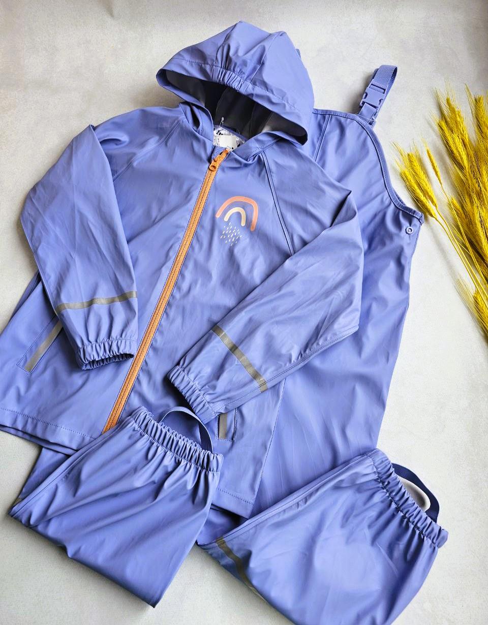 Дождевик-комплект для девочки Lupilu без утепления 122-128 см (20313108)