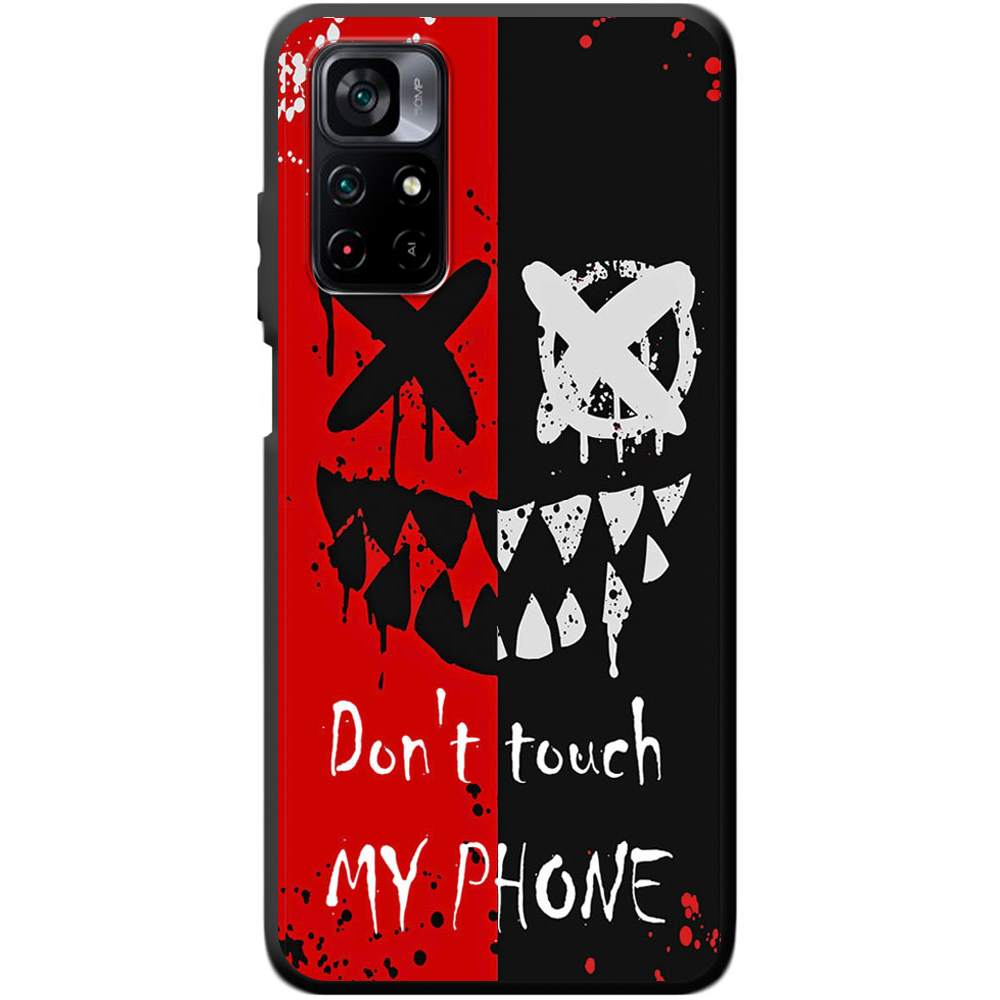 Чехол BoxFace Poco M4 Pro 5G Bad Smile Черный силикон (43742-up2468-44259)