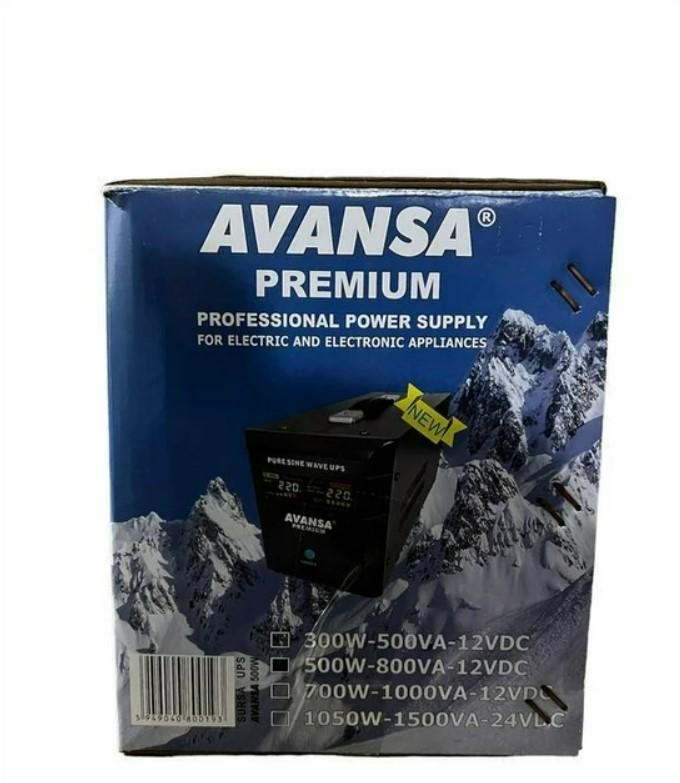Источник бесперебойного питания Avansa LED 800 ВА 500 Вт 12 В с правильной синусоидой - фото 3 Источник бесперебойного питания Avansa LED 800 ВА 500 Вт 12 В с правильной синусоидой - фото 3