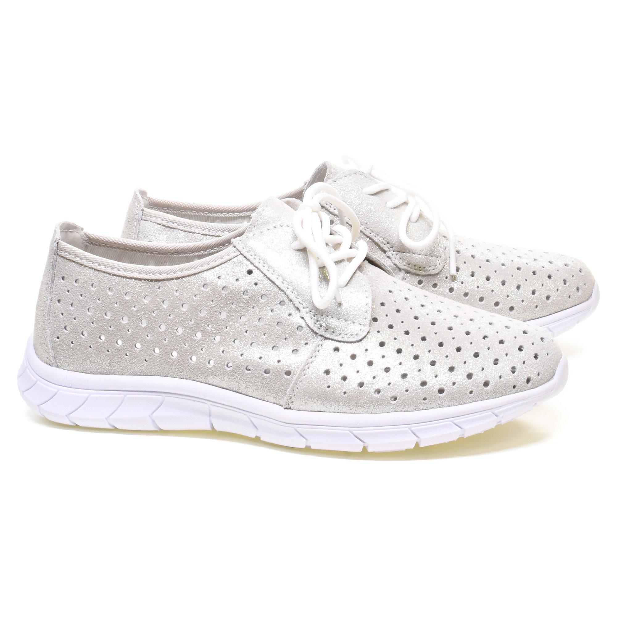 Кеди жіночі Baden р. 36 Срібний (089038-36) - фото 4 Кеди жіночі Baden р. 36 Срібний (089038-36) - фото 4