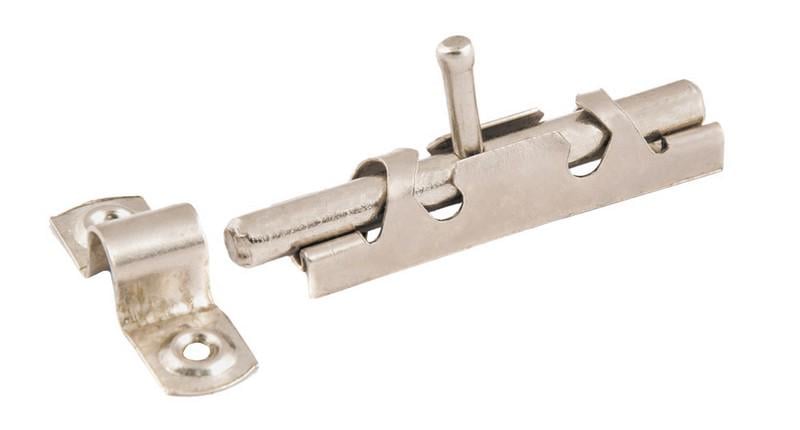 Шпінгалет круглий ГОСПОДАР оцинкований 80х15 мм (92-0795) Шпінгалет круглий ГОСПОДАР оцинкований 80х15 мм (92-0795)