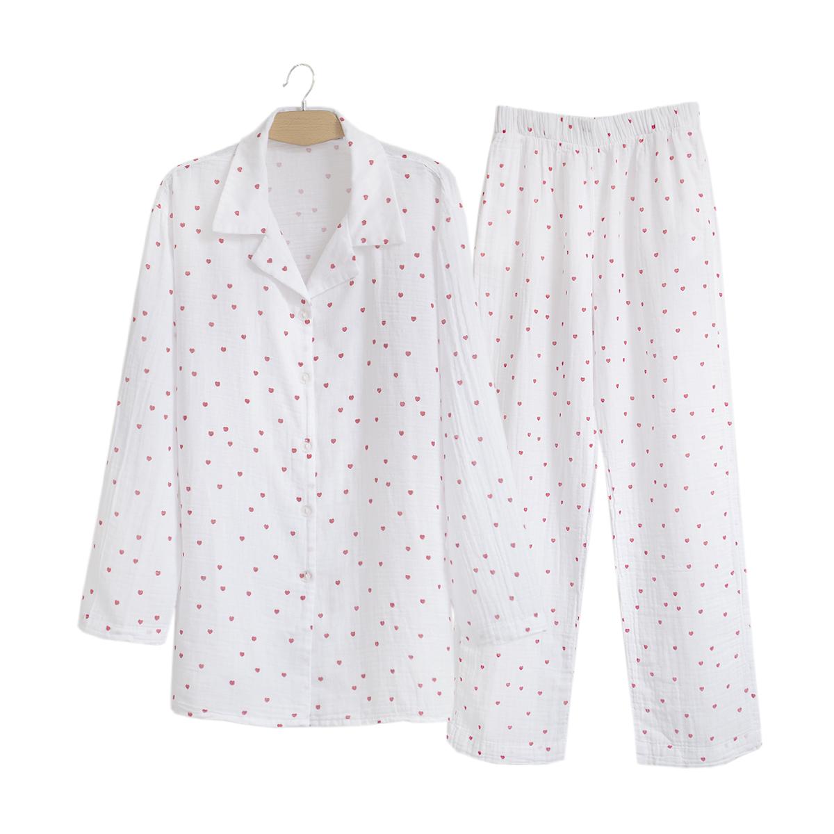 Пижама женская Lotus Home Molly Heart muslin L/XL (26843098)