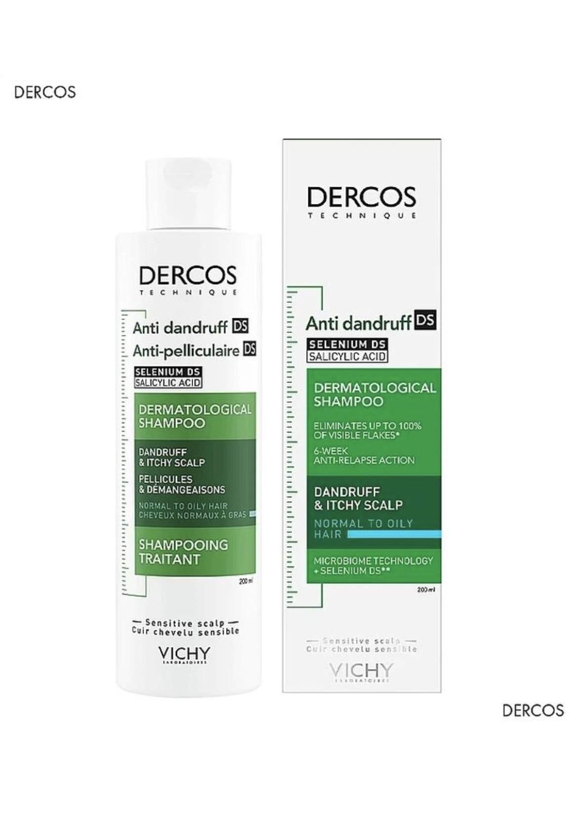 Шампунь проти лупи Vichy Dercos Technique Anti-Dandruff DS Dermatological Shampoo для нормального та жирного волосся 200 мл (3456788909876) Шампунь проти лупи Vichy Dercos Technique Anti-Dandruff DS Dermatological Shampoo для нормального та жирного волосся 200 мл (3456788909876)